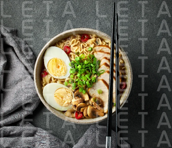 bowl of asian noodle soup ramen