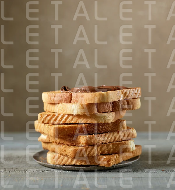 stack of toasted bread