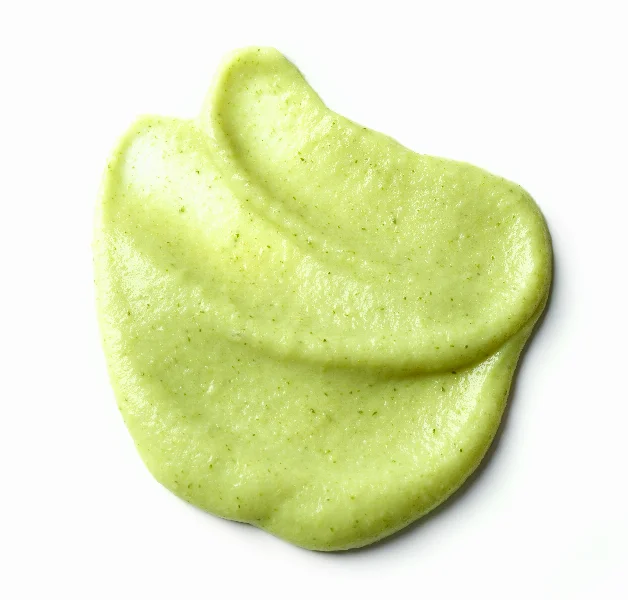 broccoli puree isolated