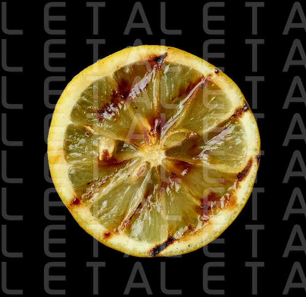 grilled lemon slice