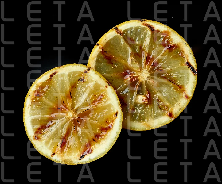 grilled lemon slices