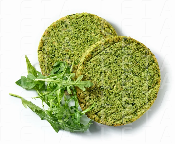 baked plant based burger patty