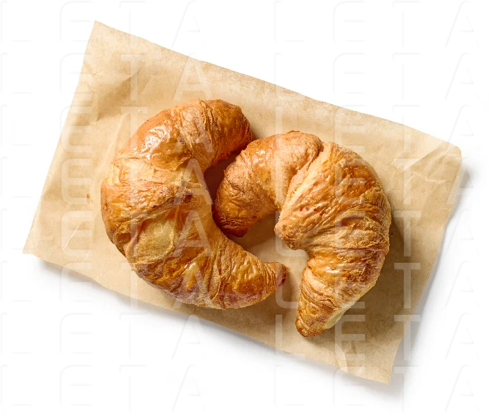 freshly baked croissants