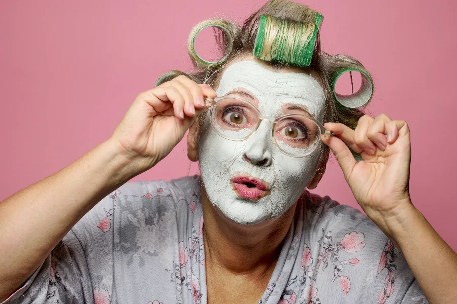 funny senior woman