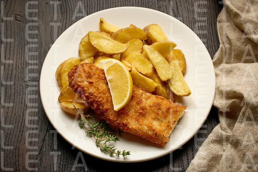 plate of fish and chips