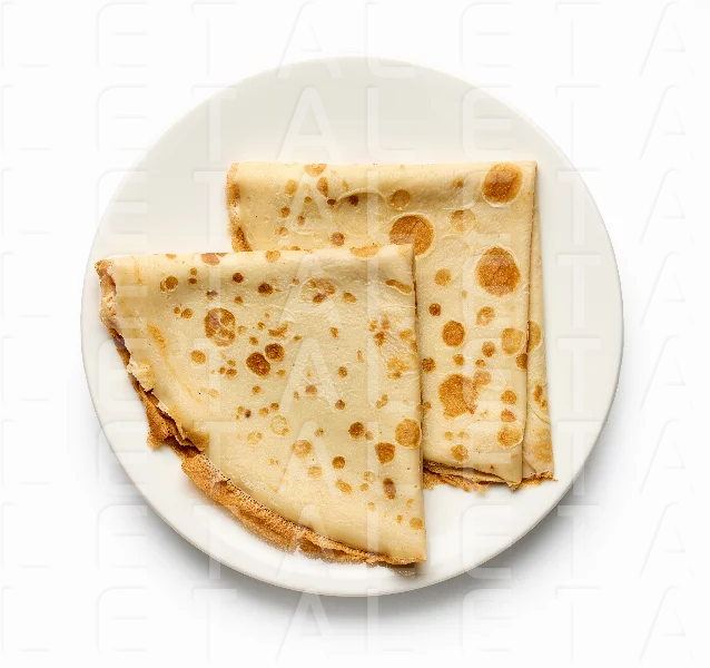 Plate of crepes