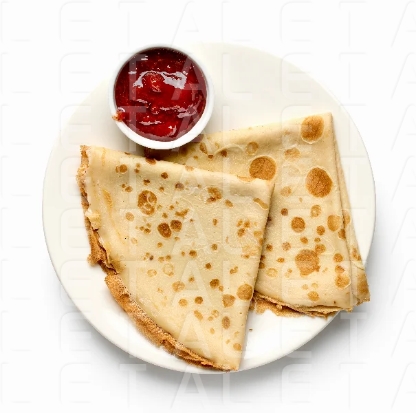 plate of crepes