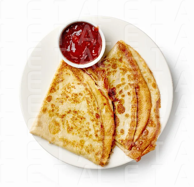 plate of crepes