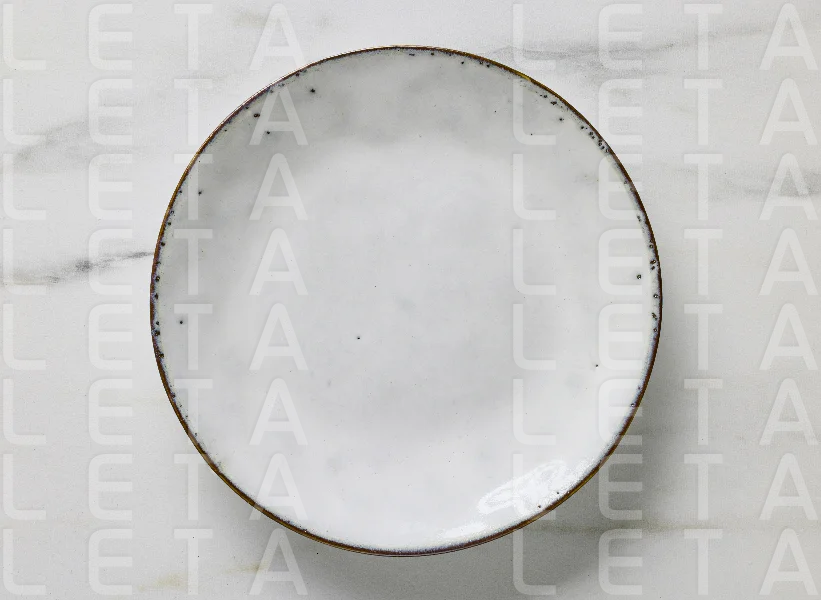 empty white plate