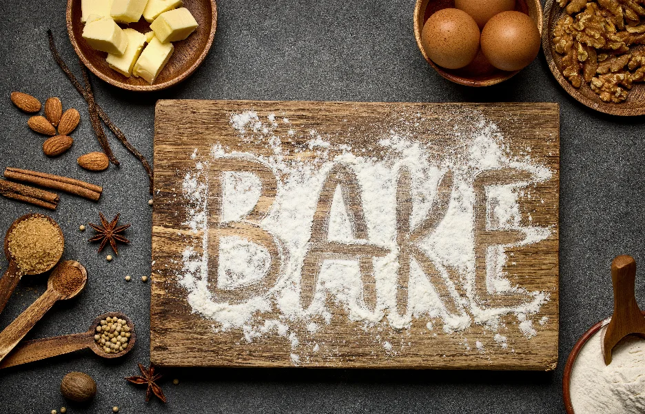 various baking ingredients