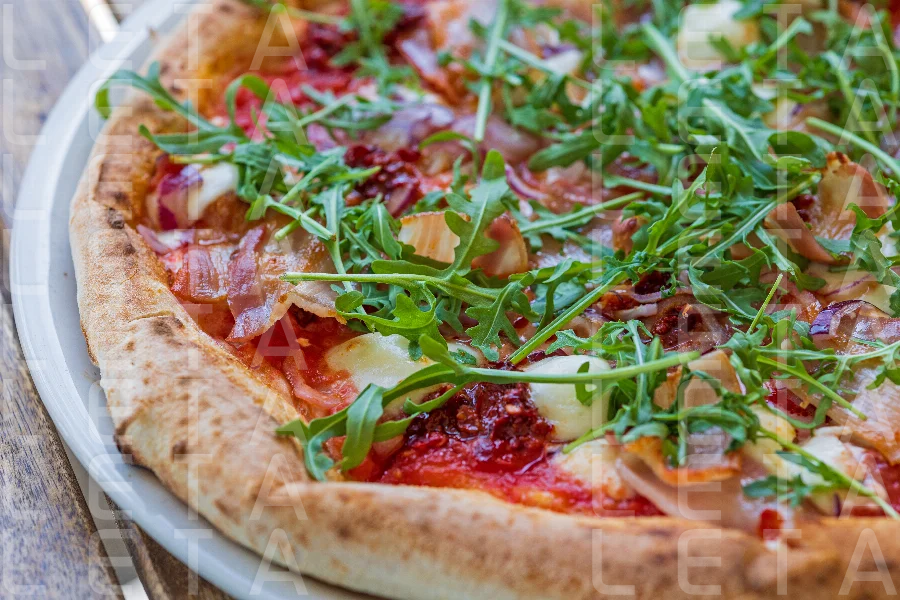 freshly baked tasty pizza