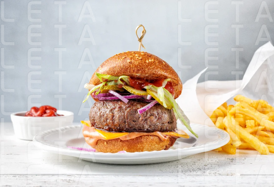fresh tasty burger