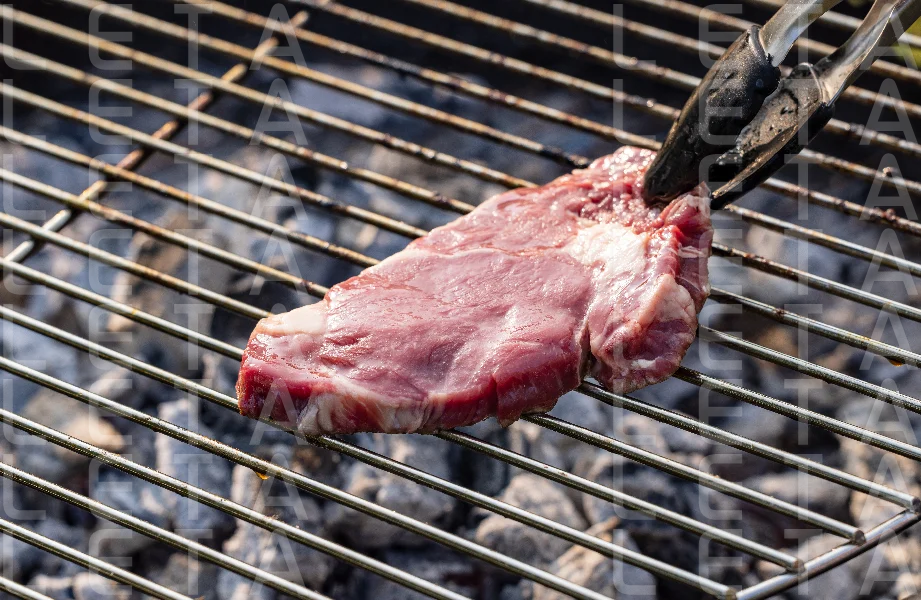 fresh raw beef steak