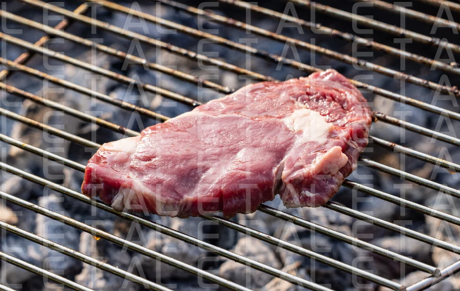fresh raw beef steak