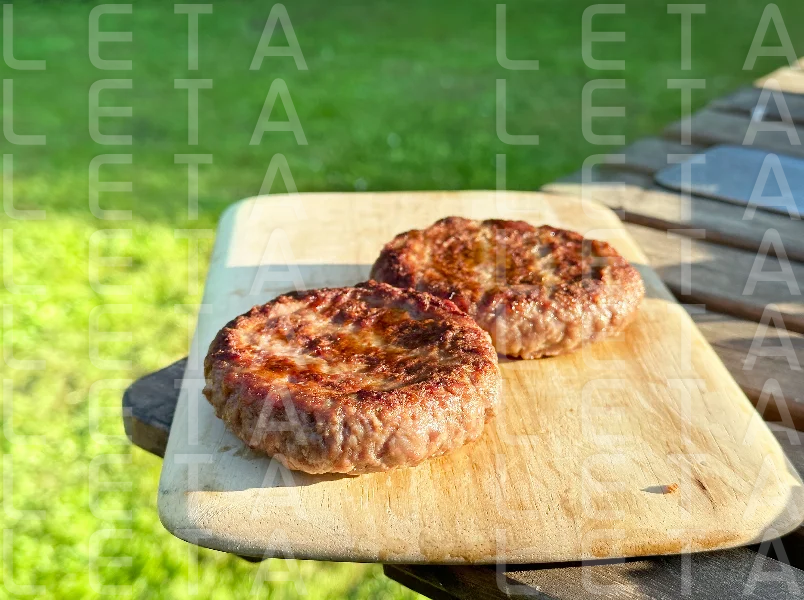 freshly grilled burgers