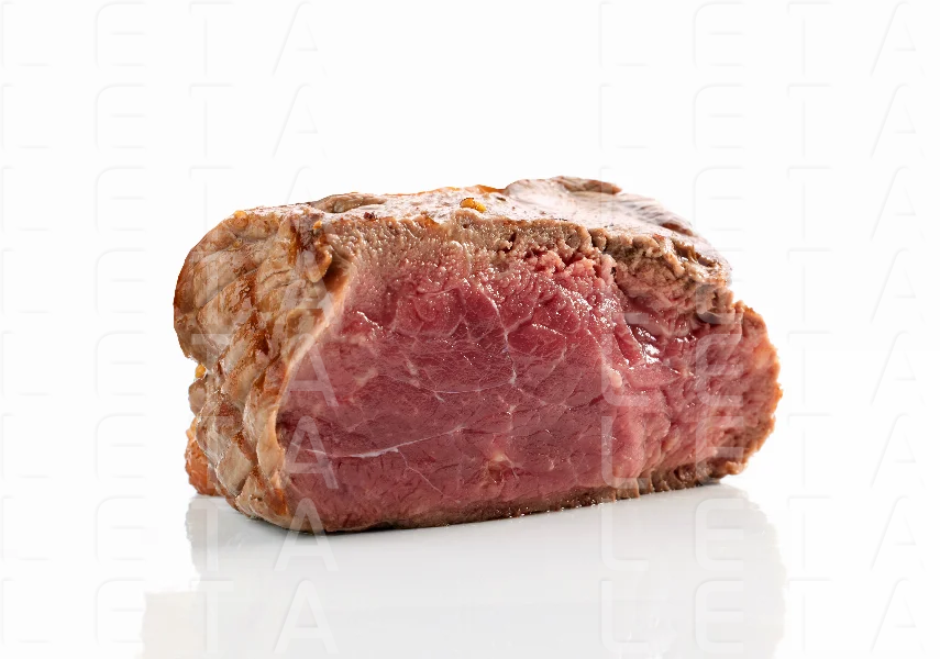 grilled steak slice