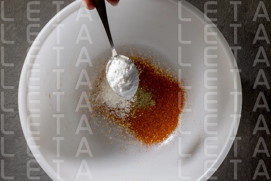 spoon of baking powder