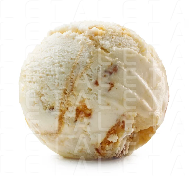 Maple and walnut ice cream ball