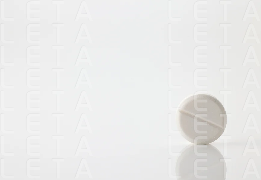 pill on white background