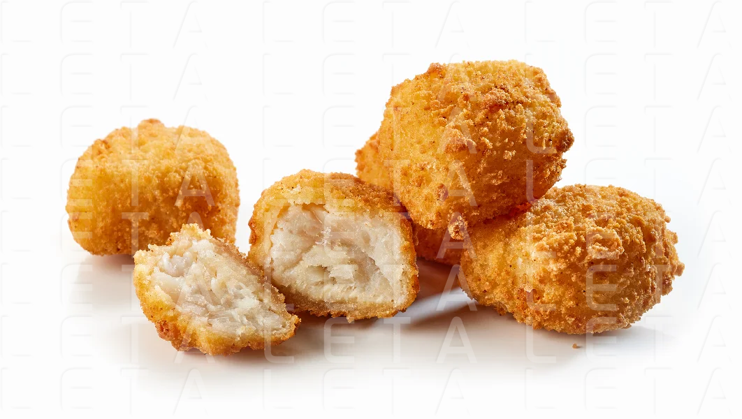 fried fish fillet nuggets