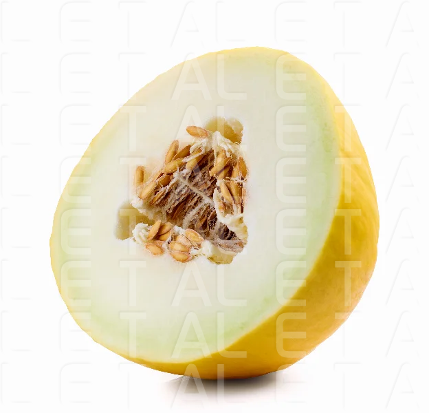 half of fresh ripe juicy melon