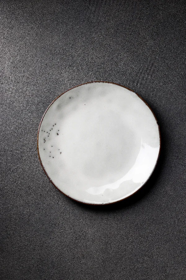 empty white plate