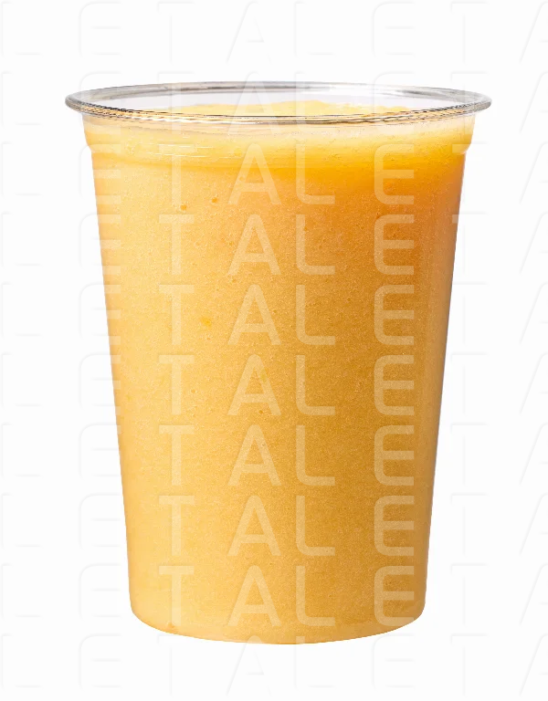 fresh yellow smoothie