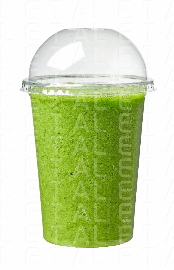 glass of green smoothie