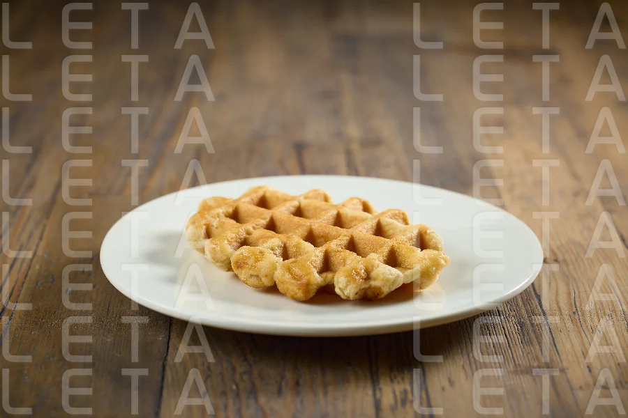 freshly baked belgian waffle