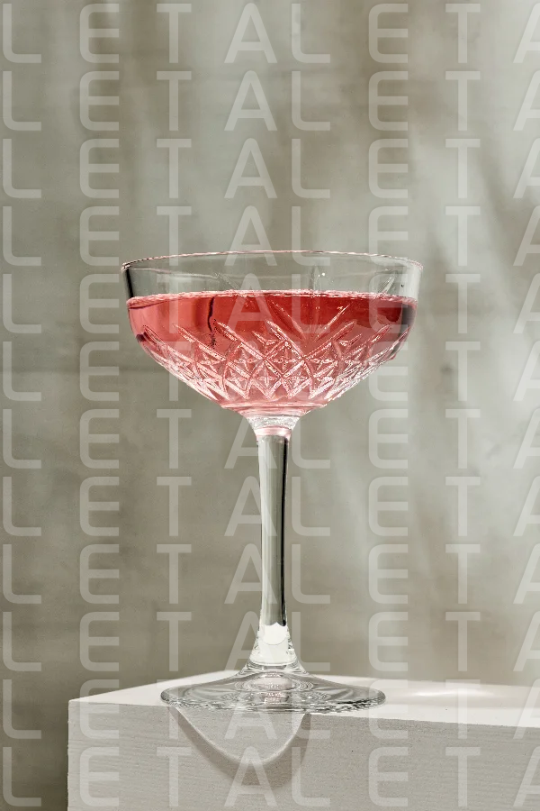 glass of red cocktail