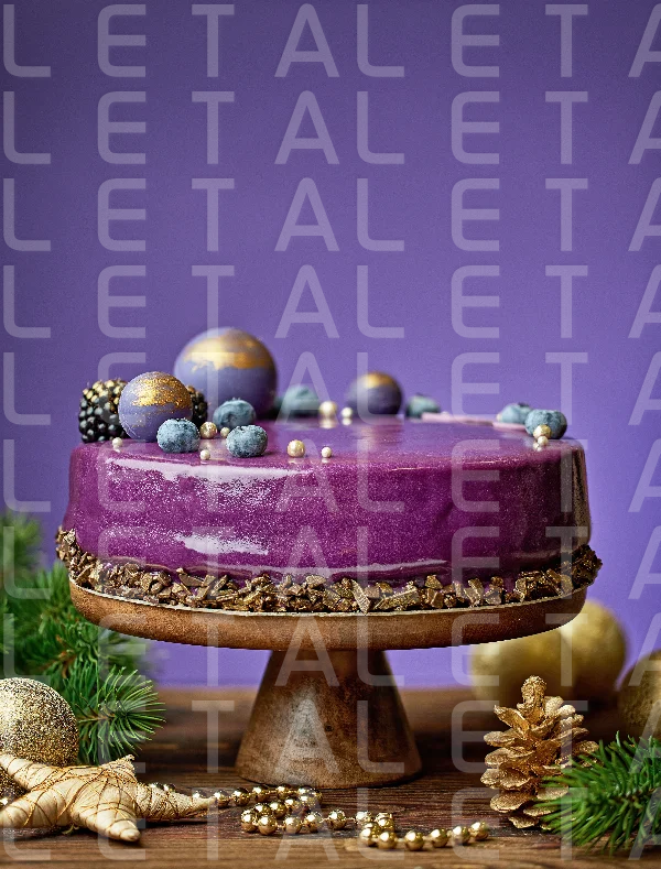 beautiful violet cake