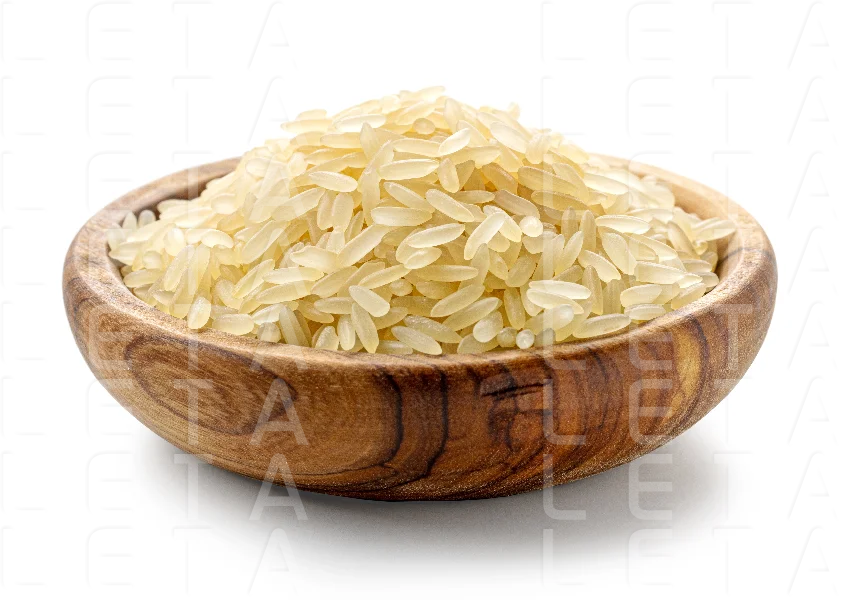 bowl of raw rice