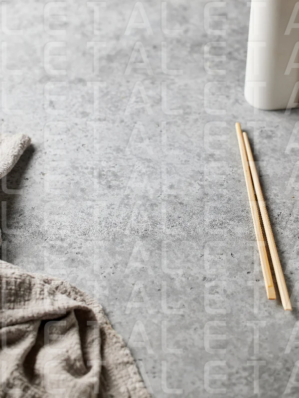 empty grey colour kitchen table top