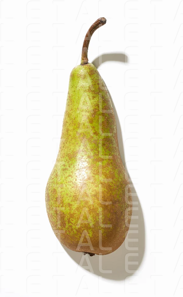 fresh halved pear