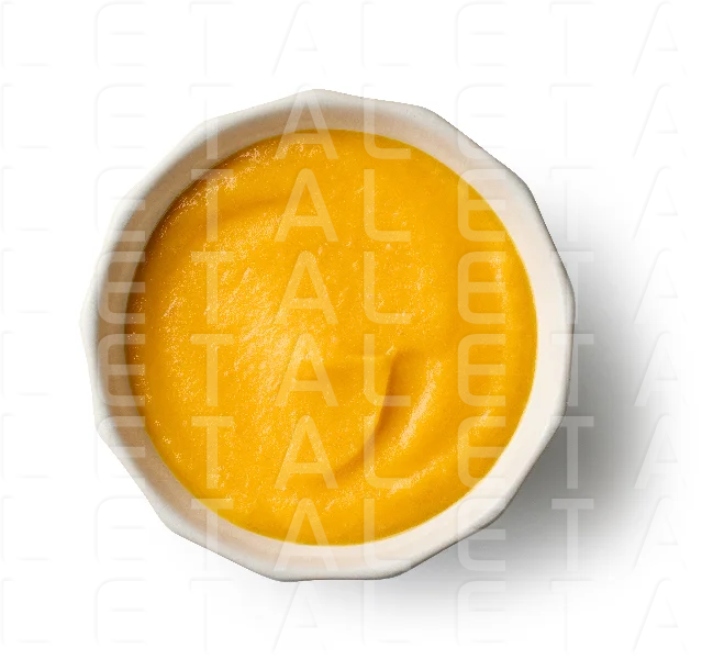 bowl ov vegetable cream soup