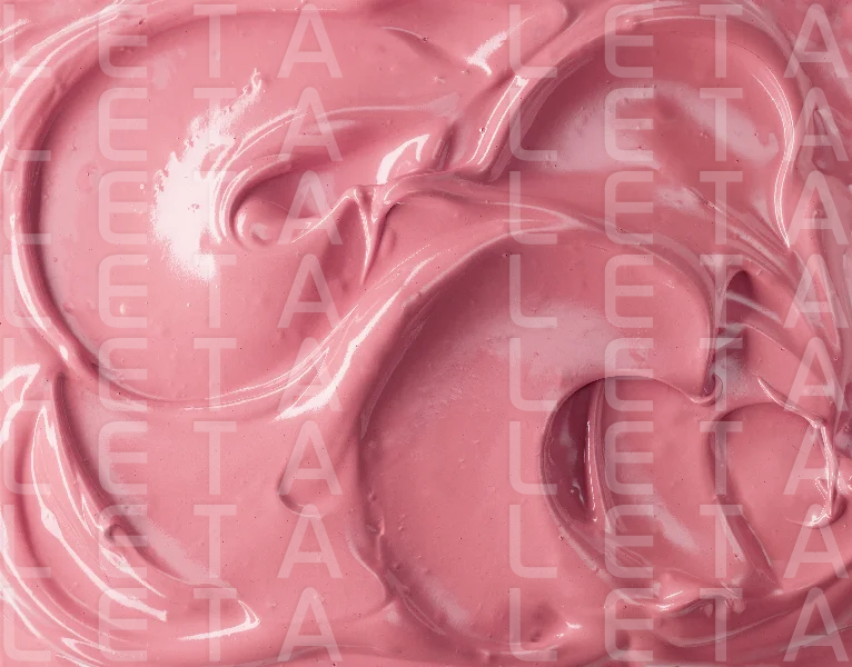 whipped pink cream background