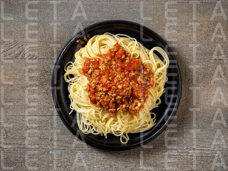 plate of spaghetti bolognese