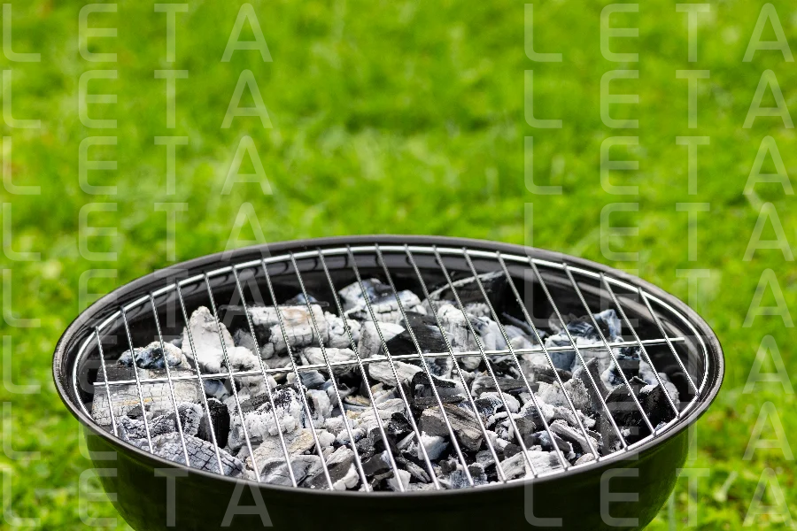 empty charcoal grill