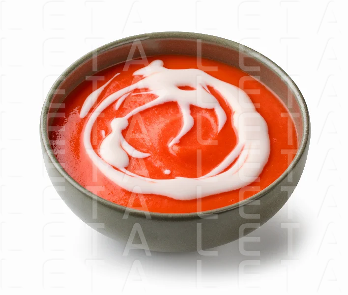 bowl of tomato cream soup