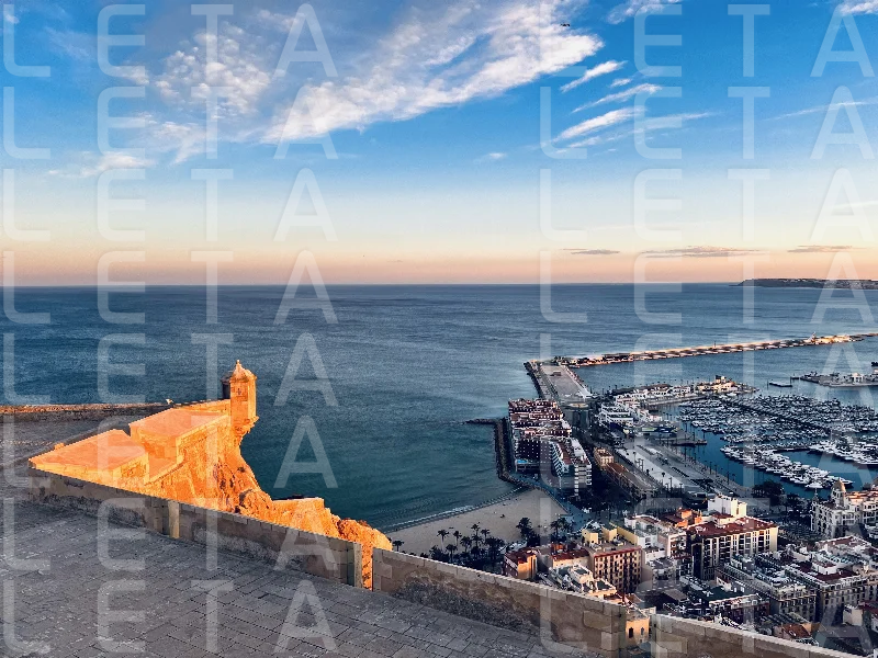 Panoramic view of Alicante, Spain