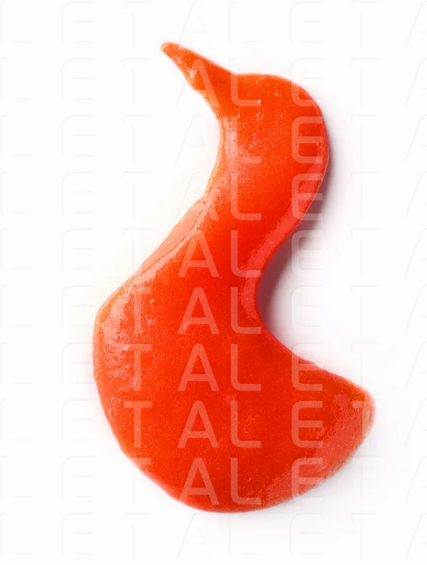 tomato puree on white background