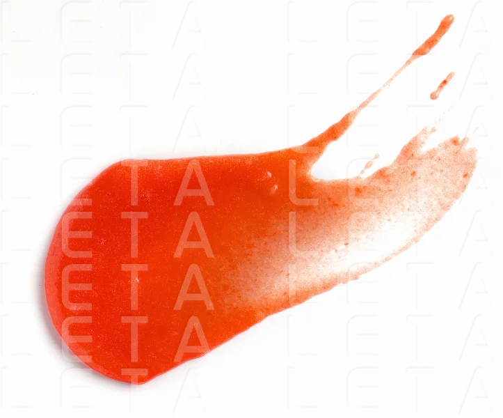 tomato puree on white background