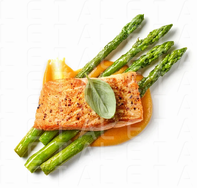 roasted salmon steak