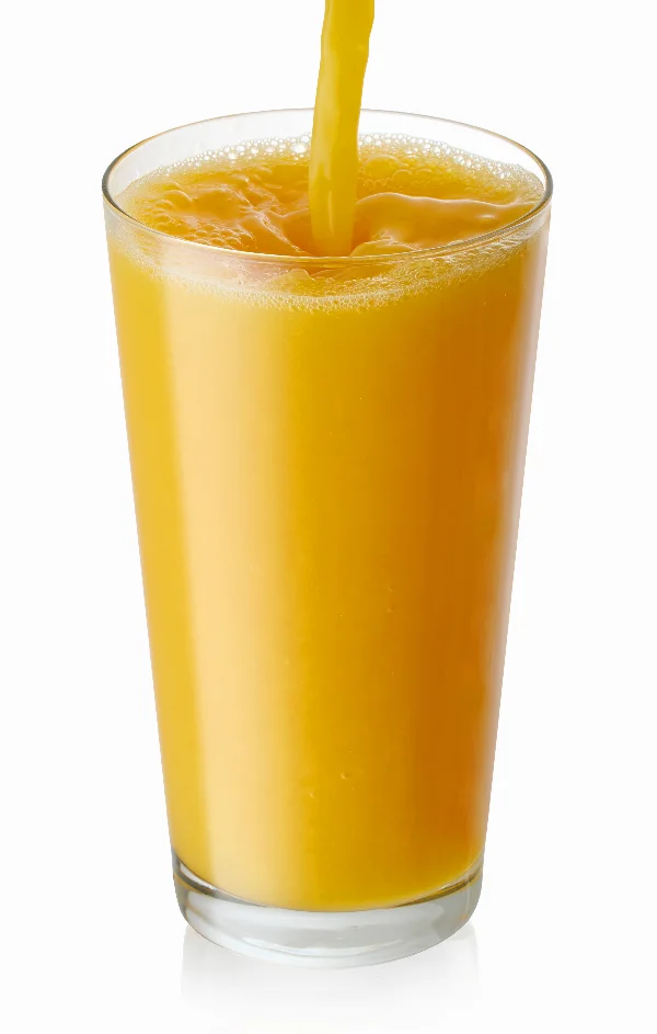 glass of orange juice
