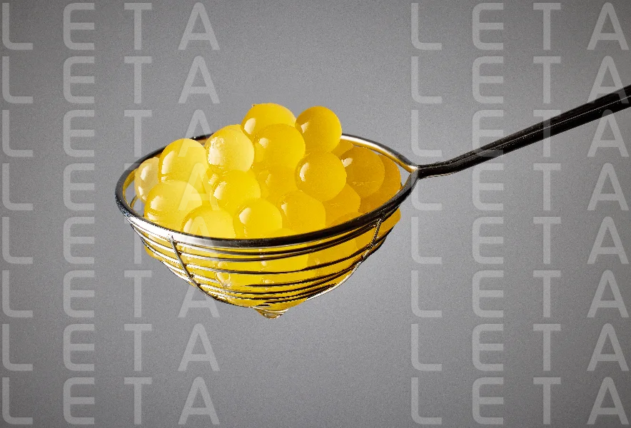 yellow balls for bubble tea