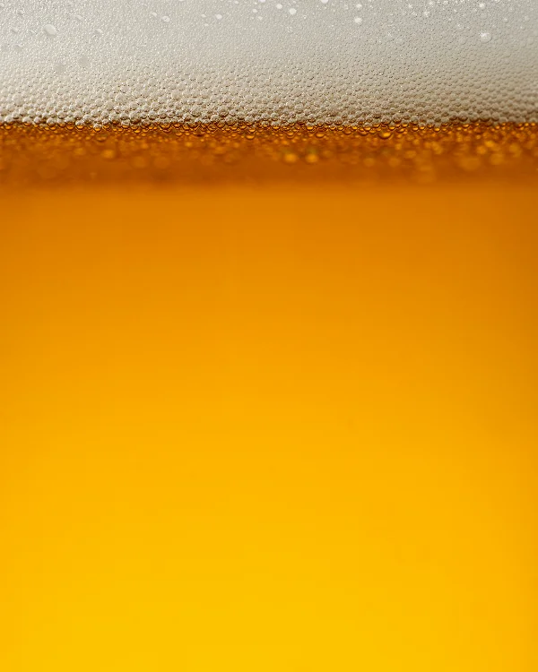texture of lager beer