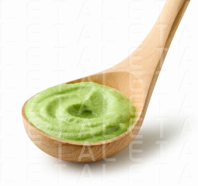 green vegetable puree