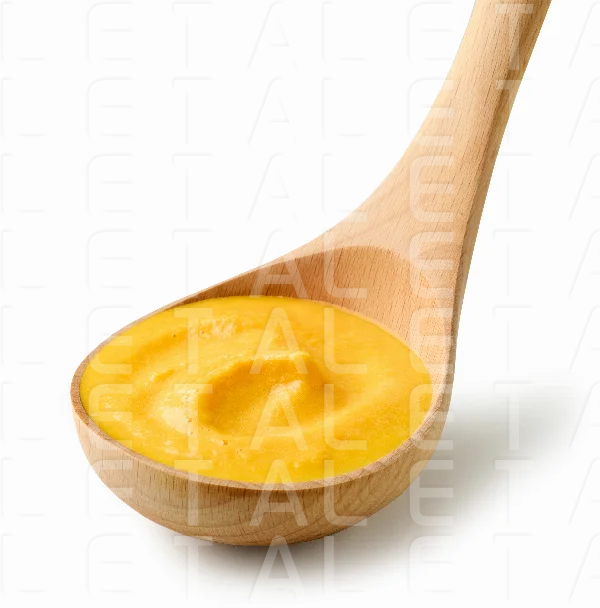 yellow vegetable puree