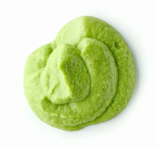 green vegetable puree