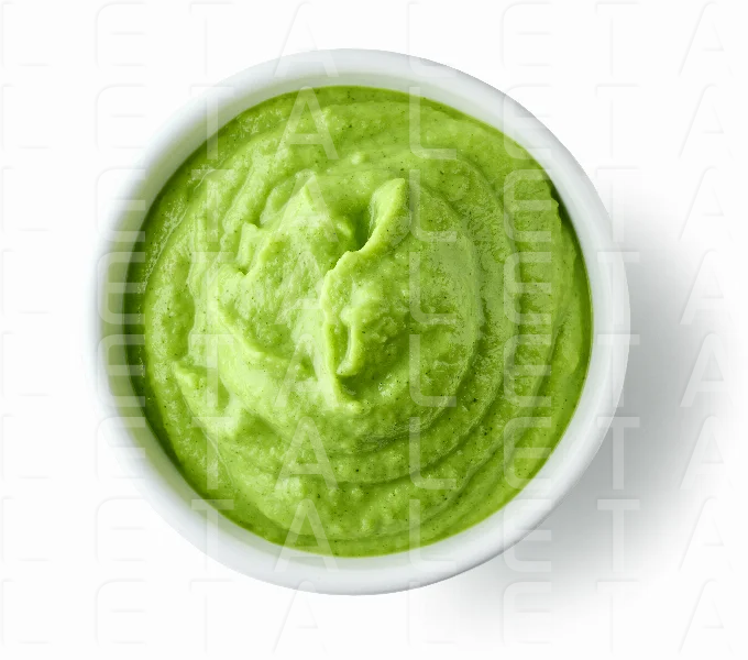 green vegetable puree